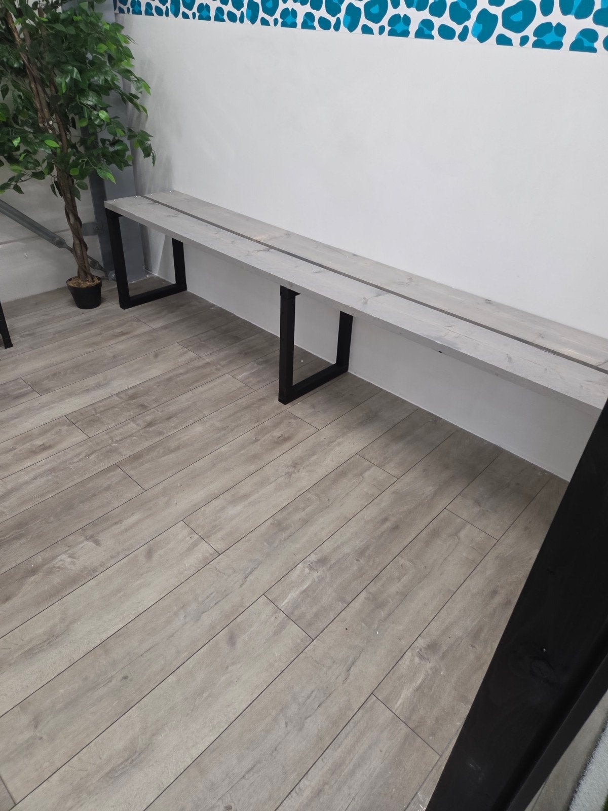 Houten (kleedkamer)banken, Ophalen, Minder dan 75 cm, Driepersoons, Zo goed als nieuw