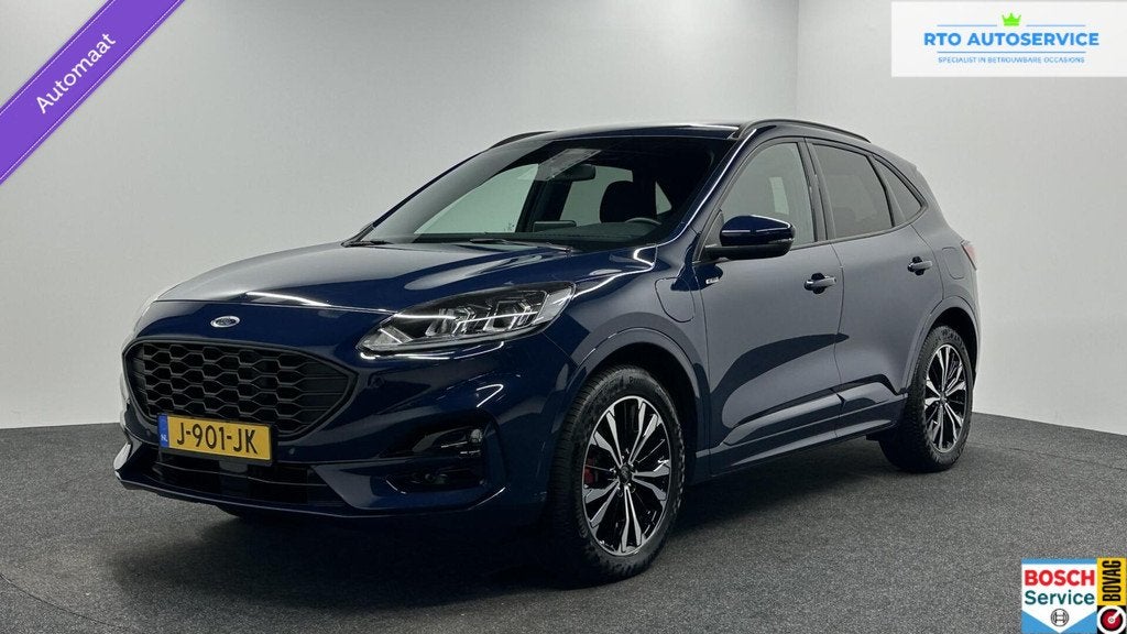 Ford Kuga 2.5 PHEV ST-Line SOH 95% ECC NAVI CRUISE DAB LM 81, Auto's, Stof, Gebruikt, 4 cilinders, Met garantie (alle)