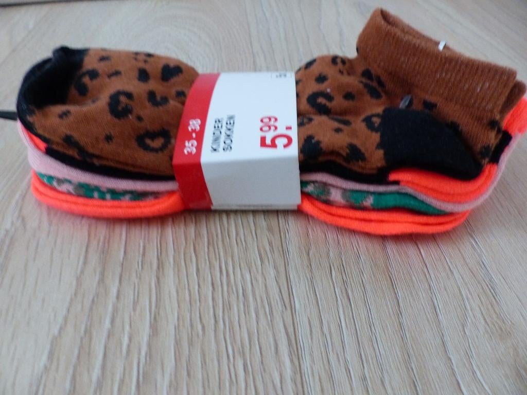 Nieuwe enkelsokken maat 35-38, Meisje, Nieuw, Ophalen of Verzenden, Sokken