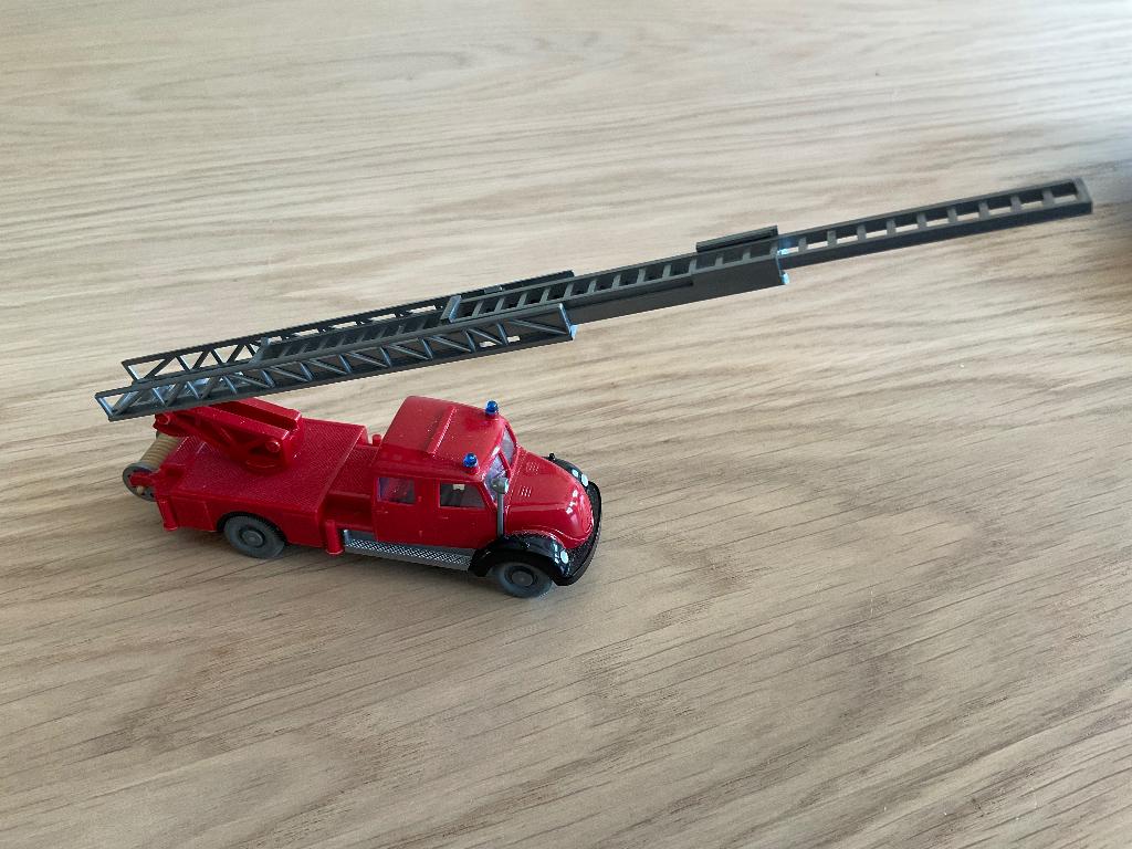 Wiking 620/34a Magirus Sirius Leiterwagen, Ophalen of Verzenden, Zo goed als nieuw, Bus of Vrachtwagen, Wiking