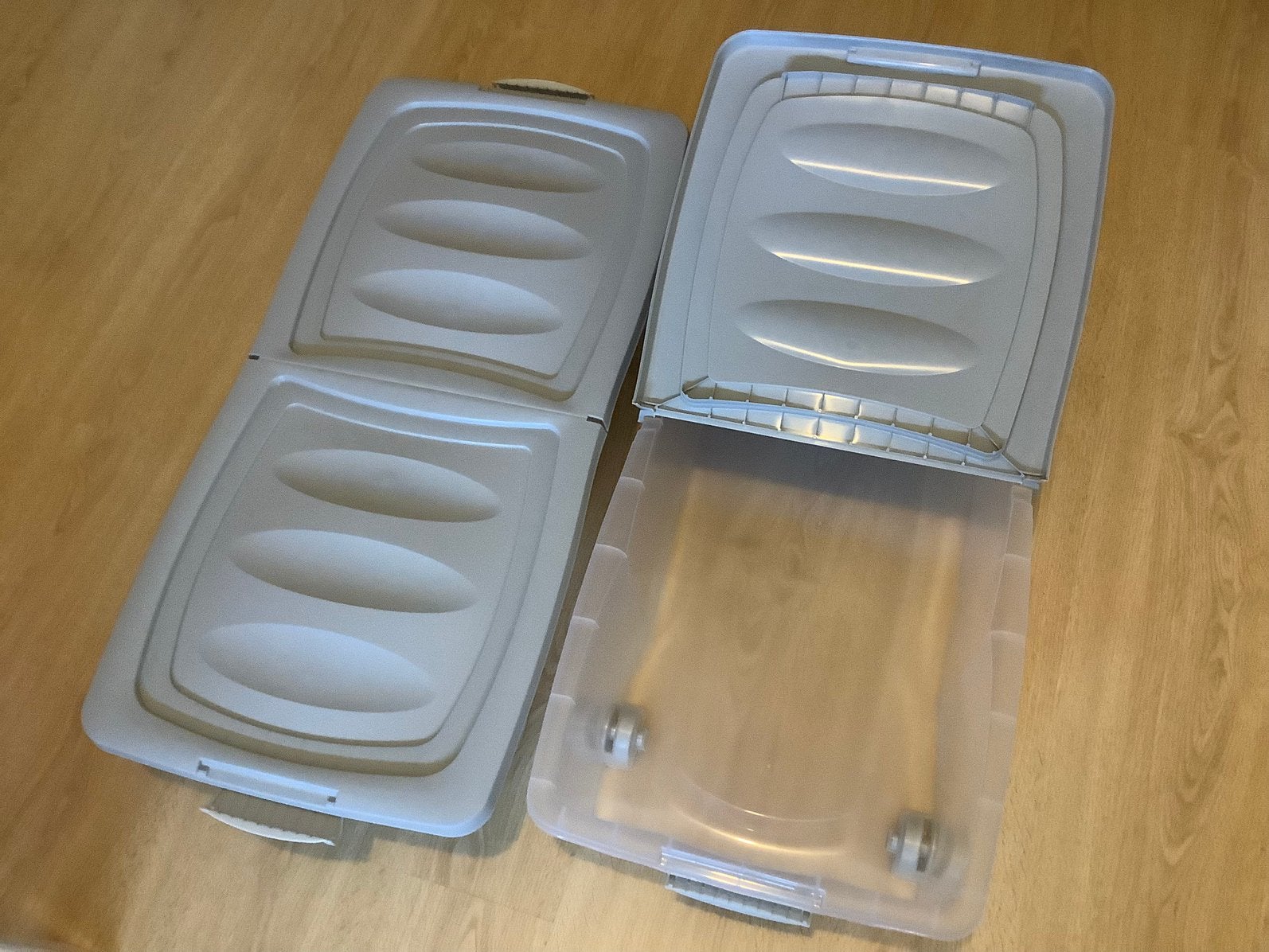 Opbergbox met wielen 75x35x17 cm NIEUW 2x voor 7,00, Ophalen, Nieuw, Minder dan 50 cm