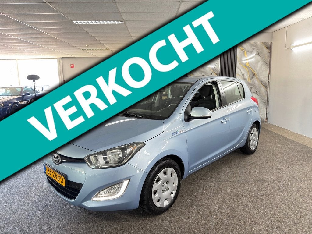 Hyundai I20 1.2i i-Motion Facelift,Apk Nieuw,Airco,Led verli, Euro 5, Gebruikt, 4 cilinders, Blauw
