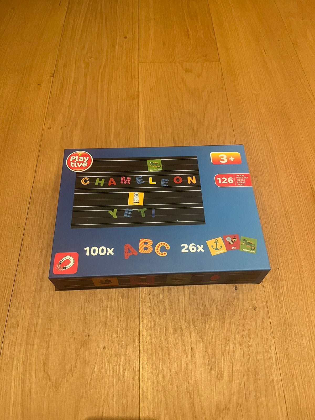 Letterdoos, magnetische zgan, Ophalen of Verzenden, Meer dan 50 stukjes, Zo goed als nieuw