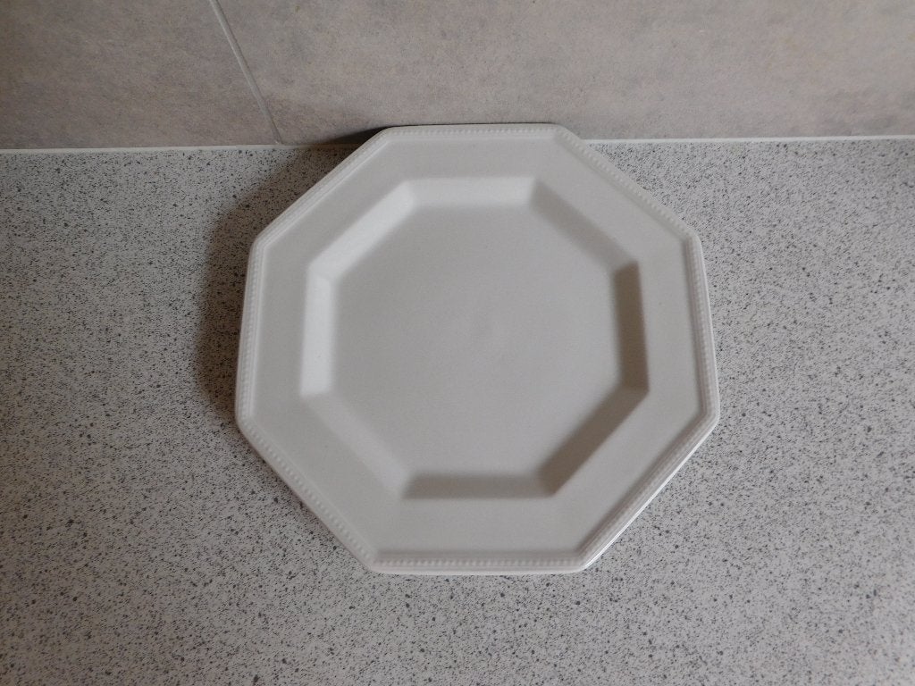 Johnson Brothers Heritage Ironstone Wit Bord - 20 cm, Overige merken, Klassiek, Ophalen of Verzenden, Zo goed als nieuw