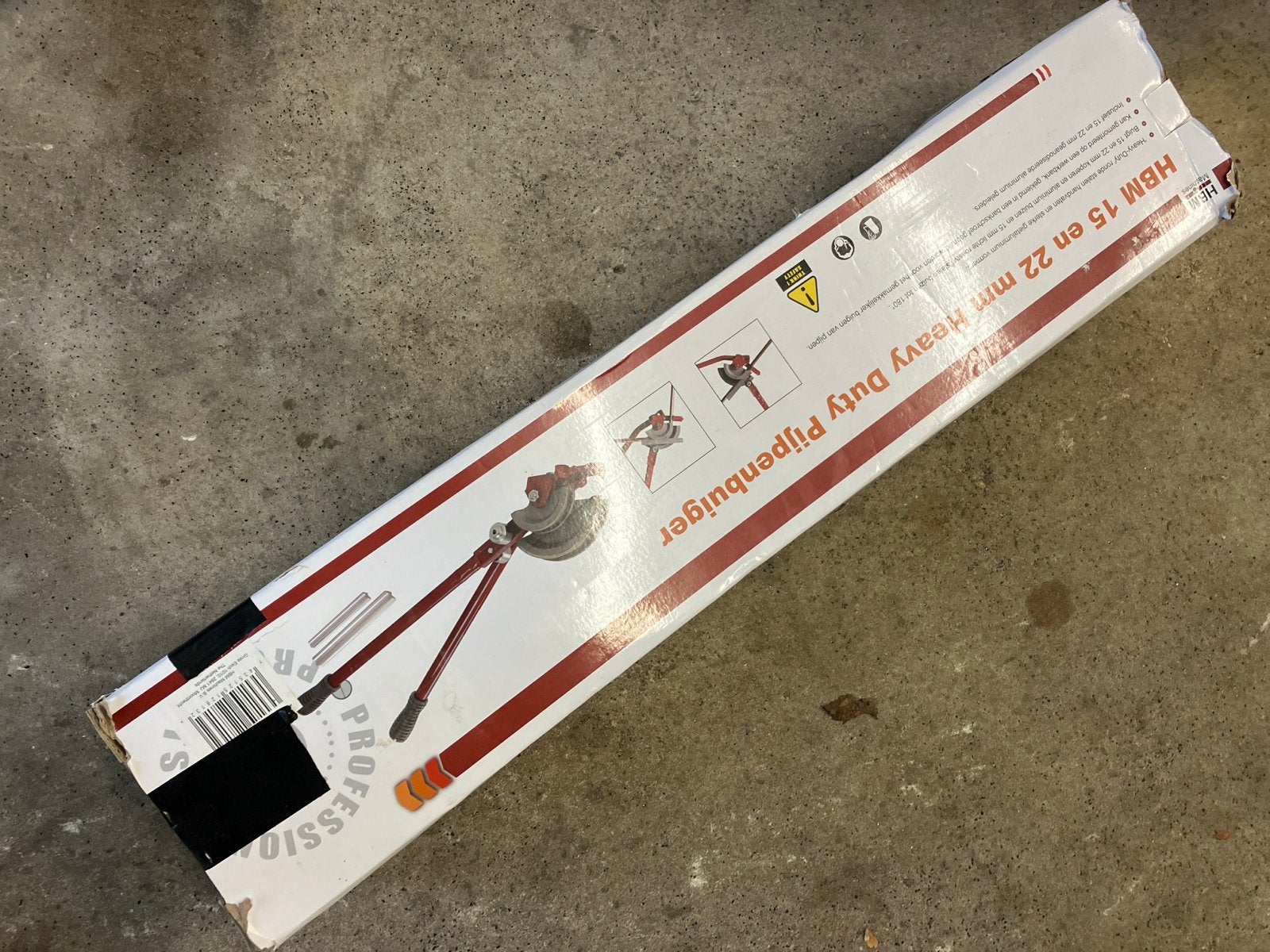 HBM 15 en 22 mm Heavy Duty Pijpenbuiger, Ophalen, Zo goed als nieuw, Overige typen, Overige merken