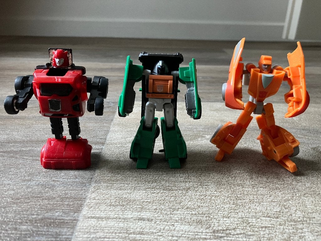 Transformers G1 Cliffjumper + Universe Brawn & Wheelie, G1, Ophalen of Verzenden, Zo goed als nieuw, Autobots