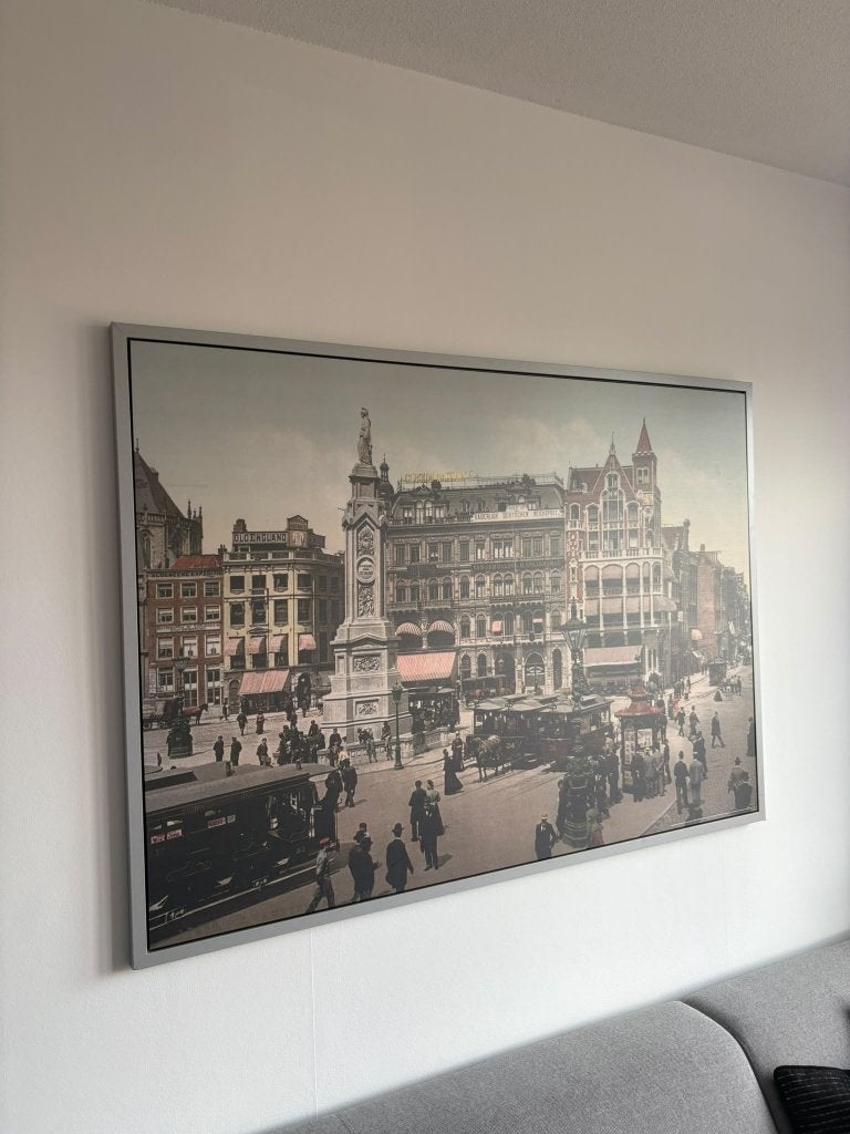 Groot IKEA schilderij Amsterdam, Ophalen, Bijzondere lijst, Overige ondergronden, Klassiek