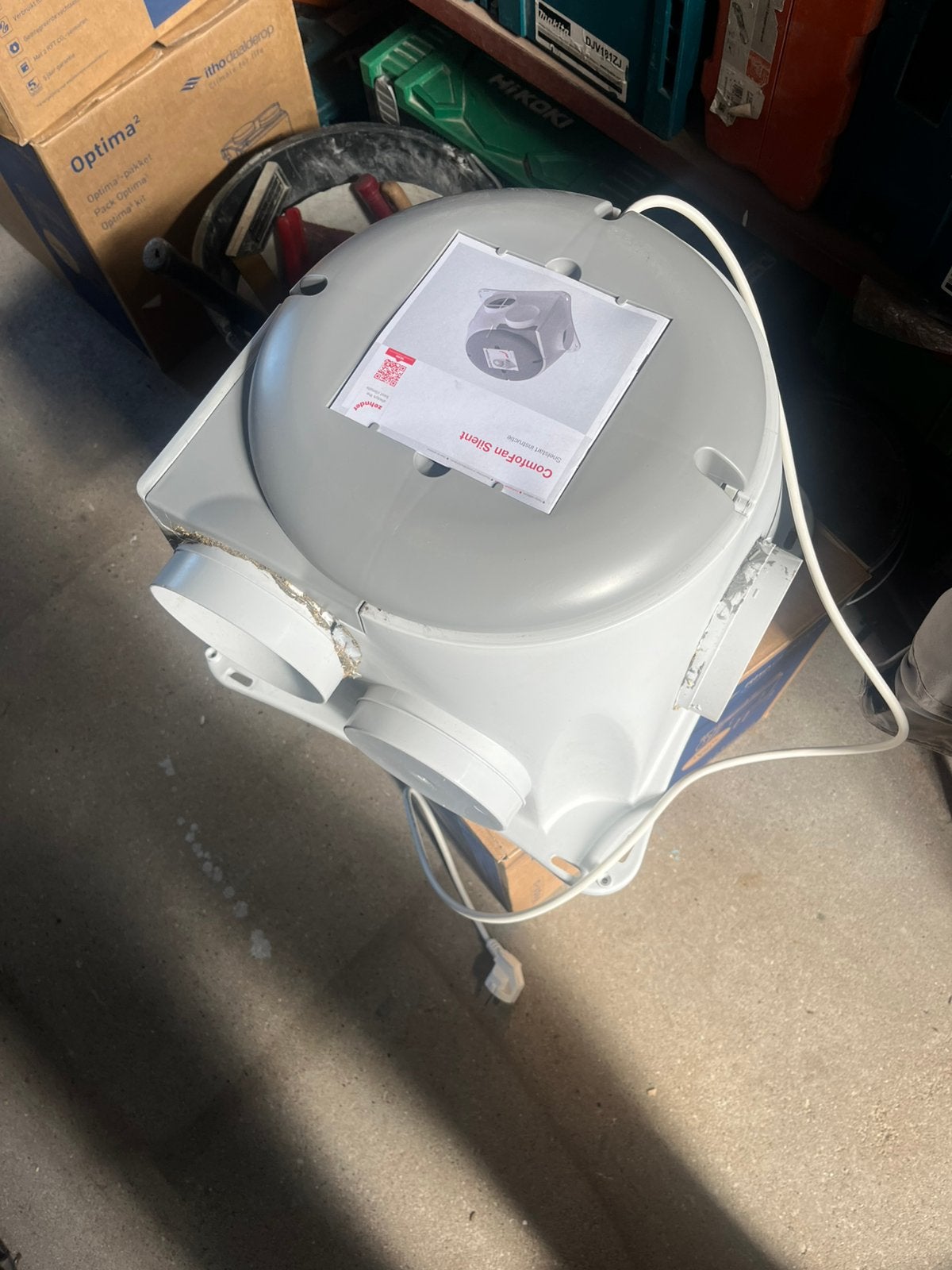 Comfobox Mechanische Ventilatiebox, Ophalen of Verzenden, Gebruikt, Ventilator en Afzuiger