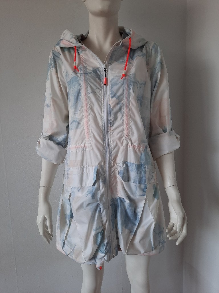 NIEUW! Aparte witte zomerjas Brunotti mt M/L grafische print, Kleding | Dames, Maat 38/40 (M), Wit, Nieuw, Ophalen of Verzenden