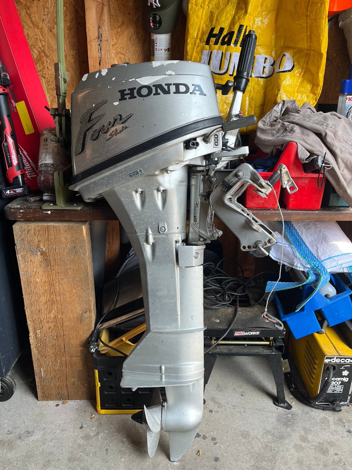 Honda 8 pk 2 ci langstaart., Watersport en Boten, Ophalen, Zo goed als nieuw, Motor en Techniek, Zeilboot of Motorboot