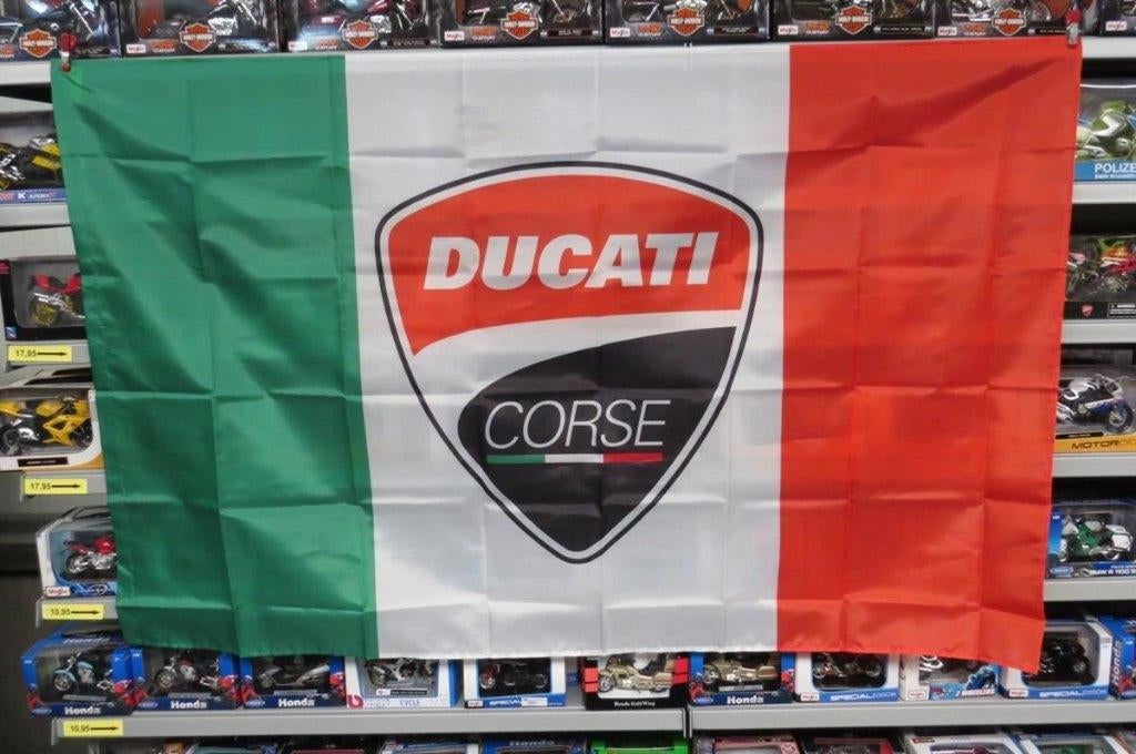 Ducati corse tri-colore vlag flag 2256002, Diversen, Vlaggen en Wimpels, 47841 cattolica, Info@gruppopritelli.it, Nieuw, Gruppo pritelli srl