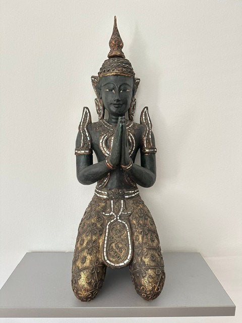 Thaise tempelwachter hemelengel boeddha 74 cm, Ophalen, Gebruikt