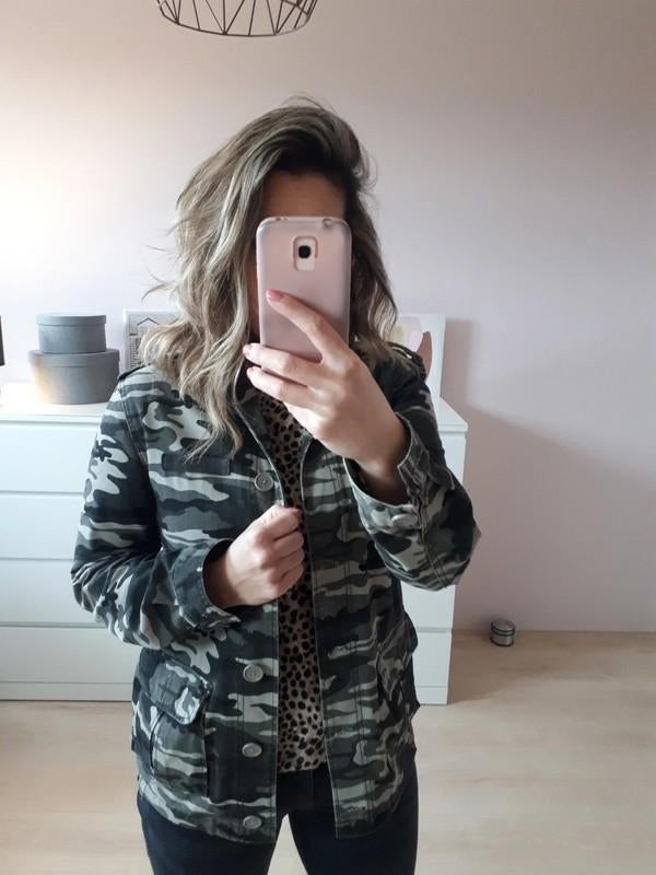 Jasje, legerprint, spijkerstof, Overige kleuren, Primark, Ophalen of Verzenden, Zo goed als nieuw