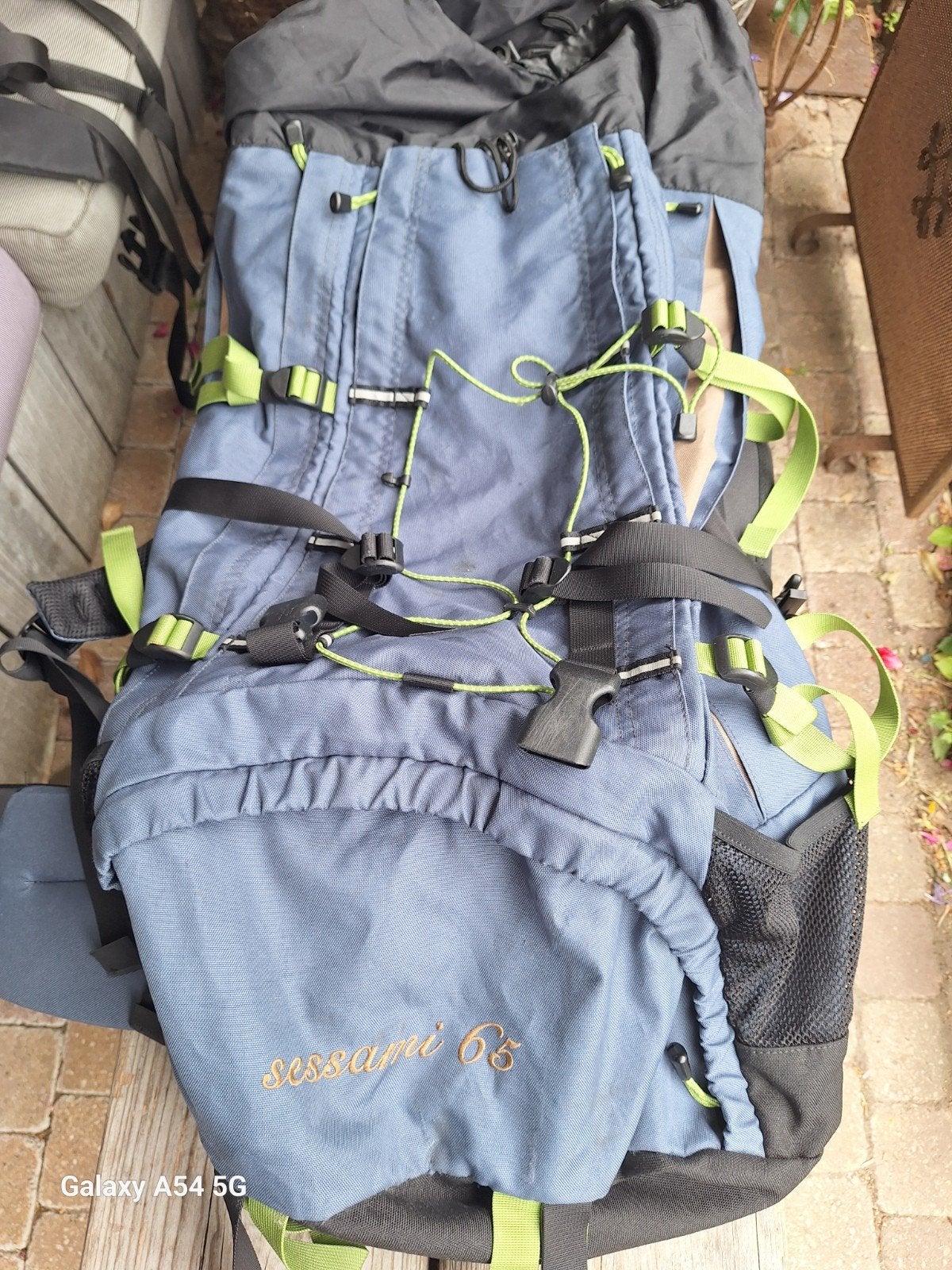Sussari 65 Trekking Rugzak - Ideaal voor lange reizen, Caravans en Kamperen, Ophalen, Gebruikt