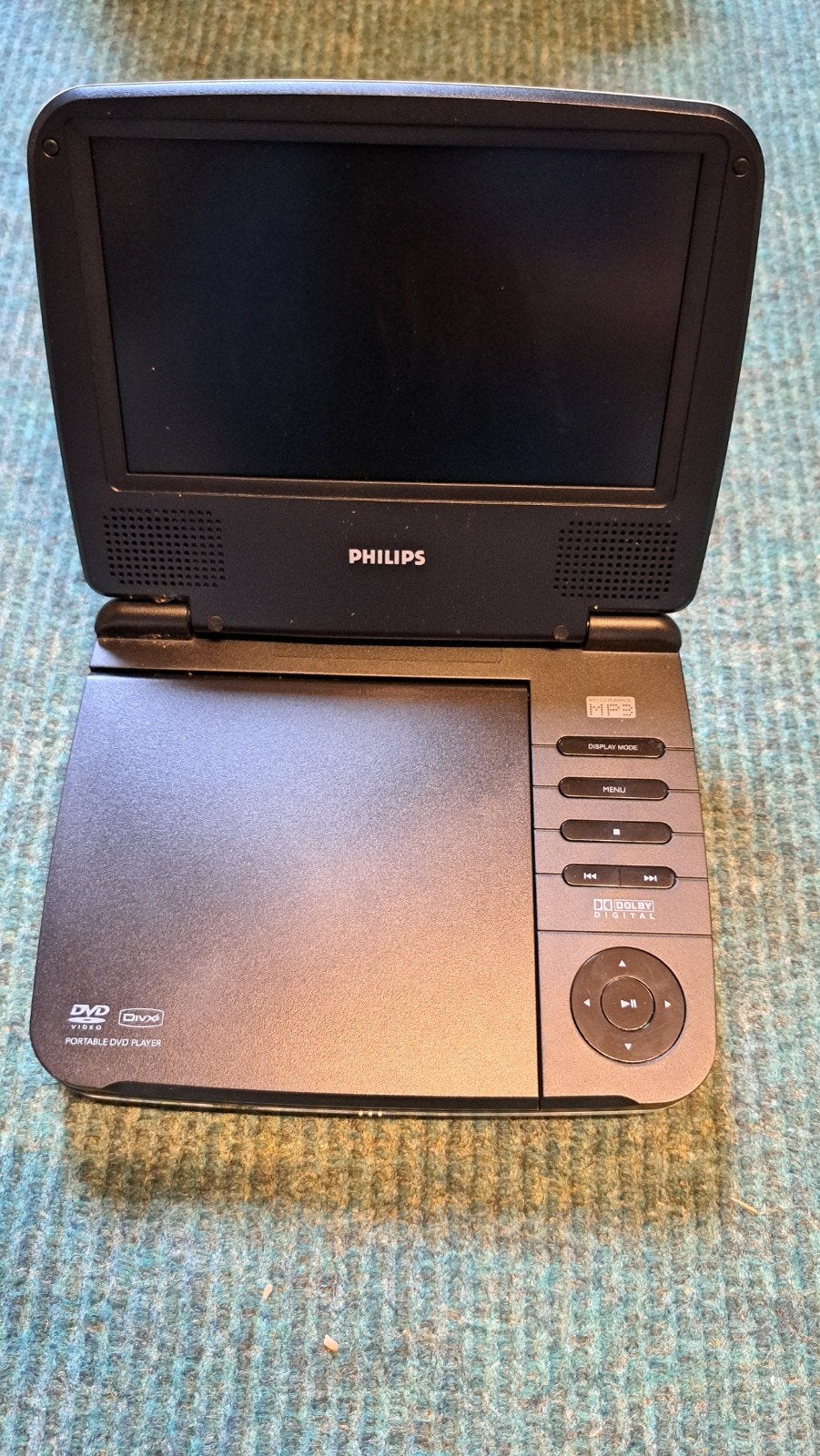 Philips draagbare DVD-speler met extra scherm, Audio, Tv en Foto, Dvd-spelers, Dvd-speler, Philips, Gebruikt, Draagbaar