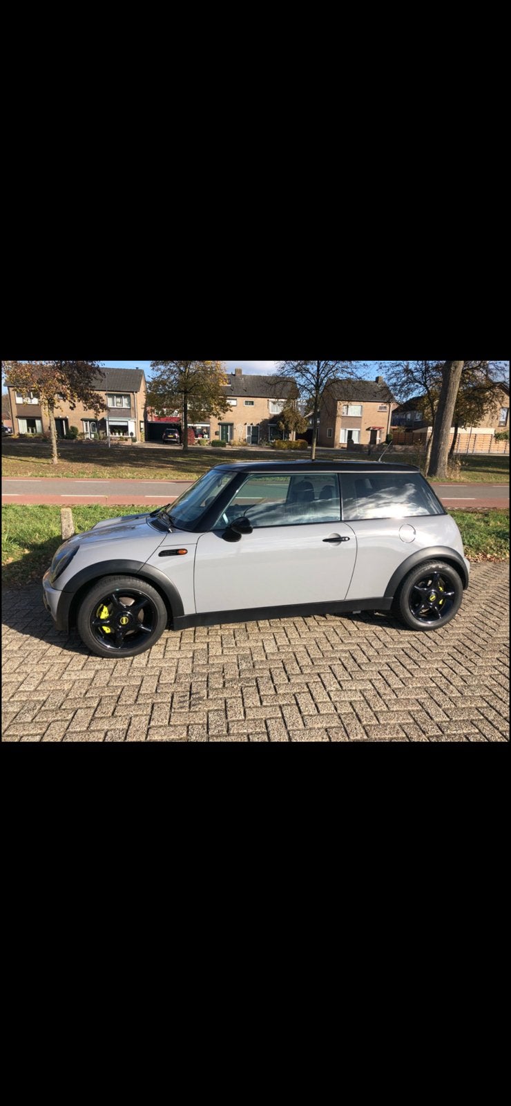 Mini 1.6 16V Cooper AUT 2003 nardo grijs wrap, Auto's, 4 cilinders, 4 stoelen, 115 pk, Particulier
