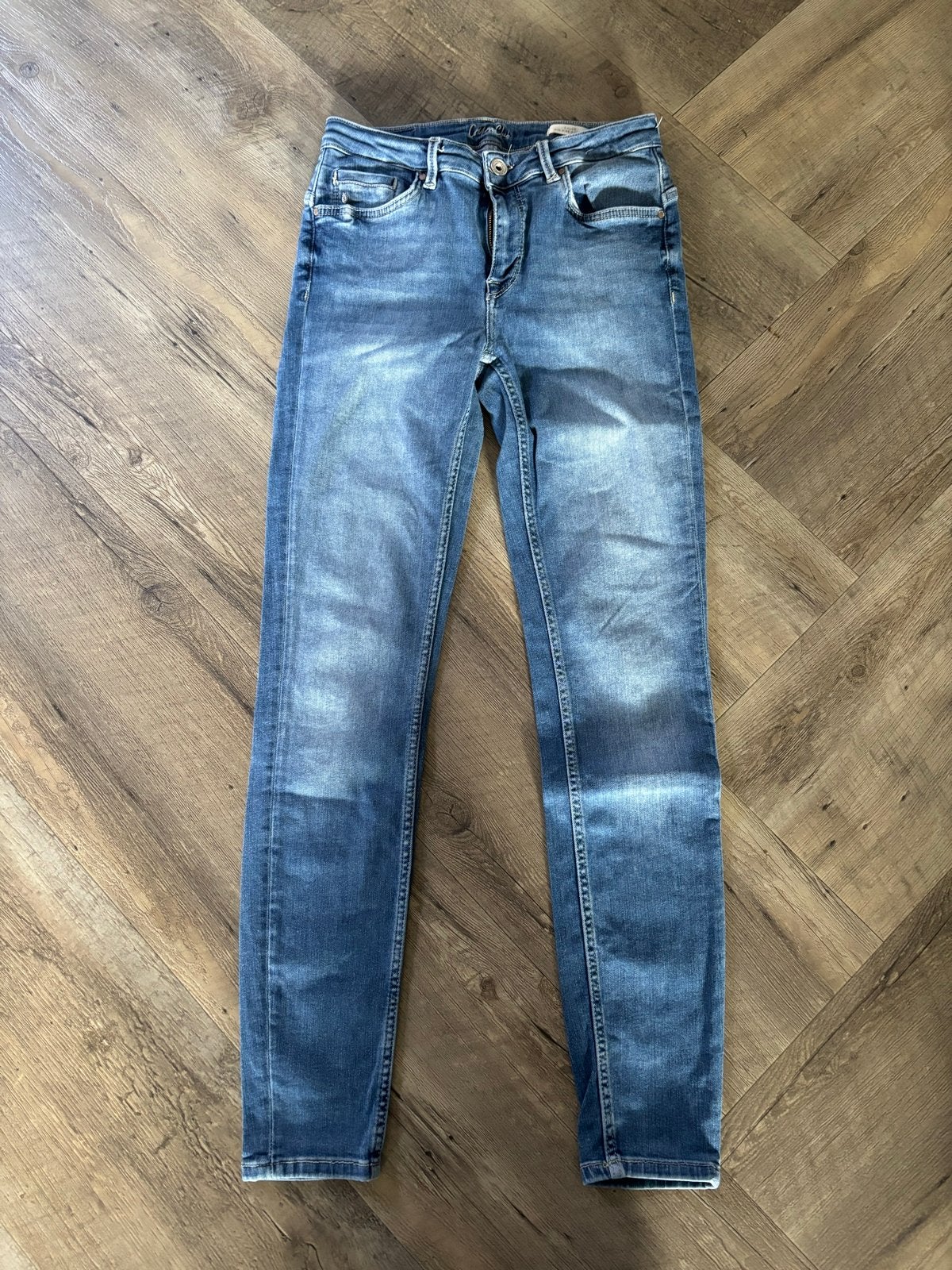 Cotton Club Chloe Mid Rise Skinny Jeans W29 L32, Ophalen of Verzenden, Zo goed als nieuw, Blauw, W28 - W29 (confectie 36)
