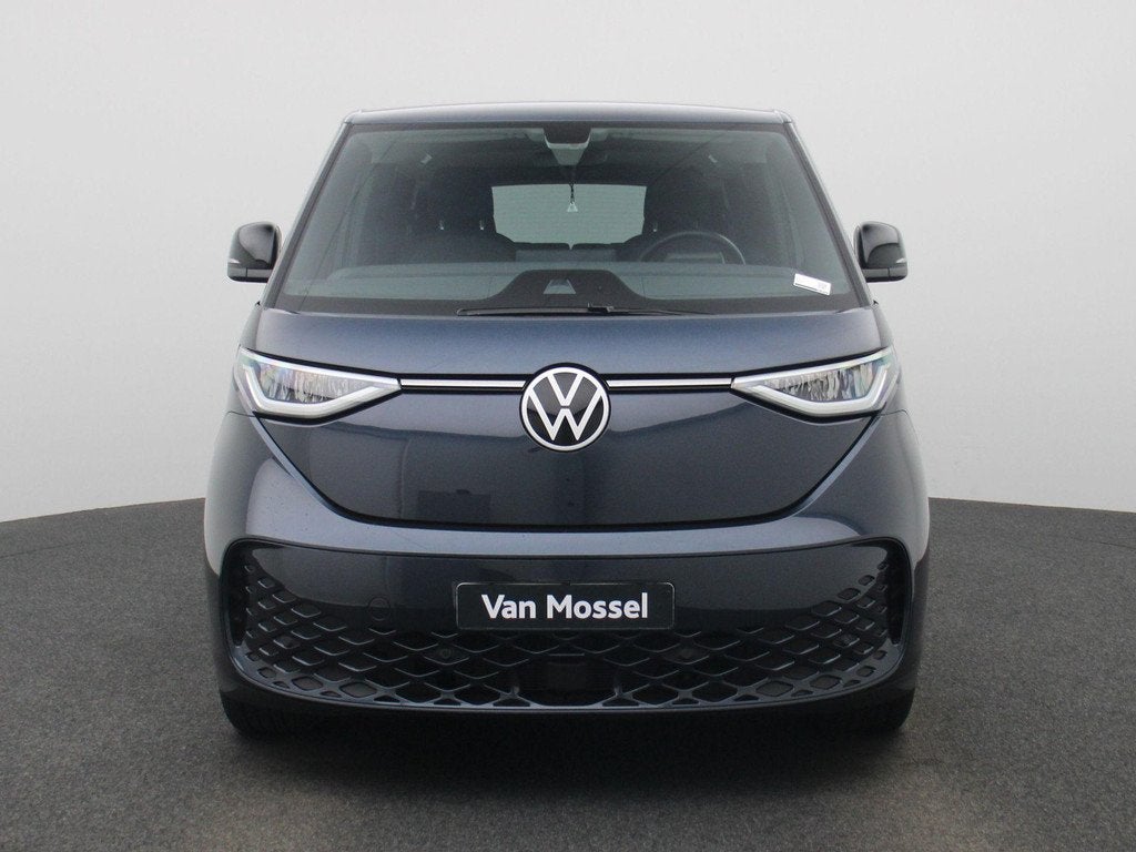 Volkswagen ID. Buzz People Pro 86 kWh LWB 6p. 286PK | Automa, Auto's, Volkswagen, Gebruikt, Blauw, 7 stoelen, 1000 kg