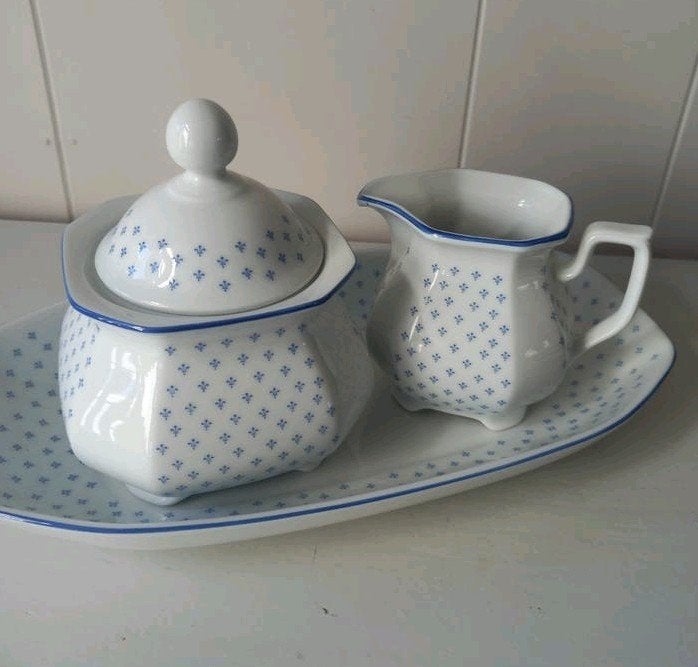 Seltmann Weiden Bavaria Aurelia Roomstelletje met plateau, Antiek en Kunst, Ophalen of Verzenden