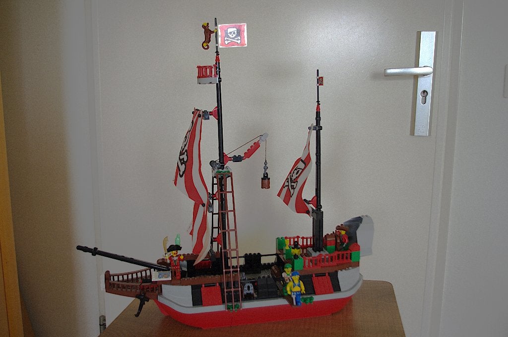 Lego Pirates 7075 Kapitein Roodbaards piratenschip, Kinderen en Baby's, Speelgoed | Duplo en Lego, Gebruikt, Lego, Compleet, Complete set
