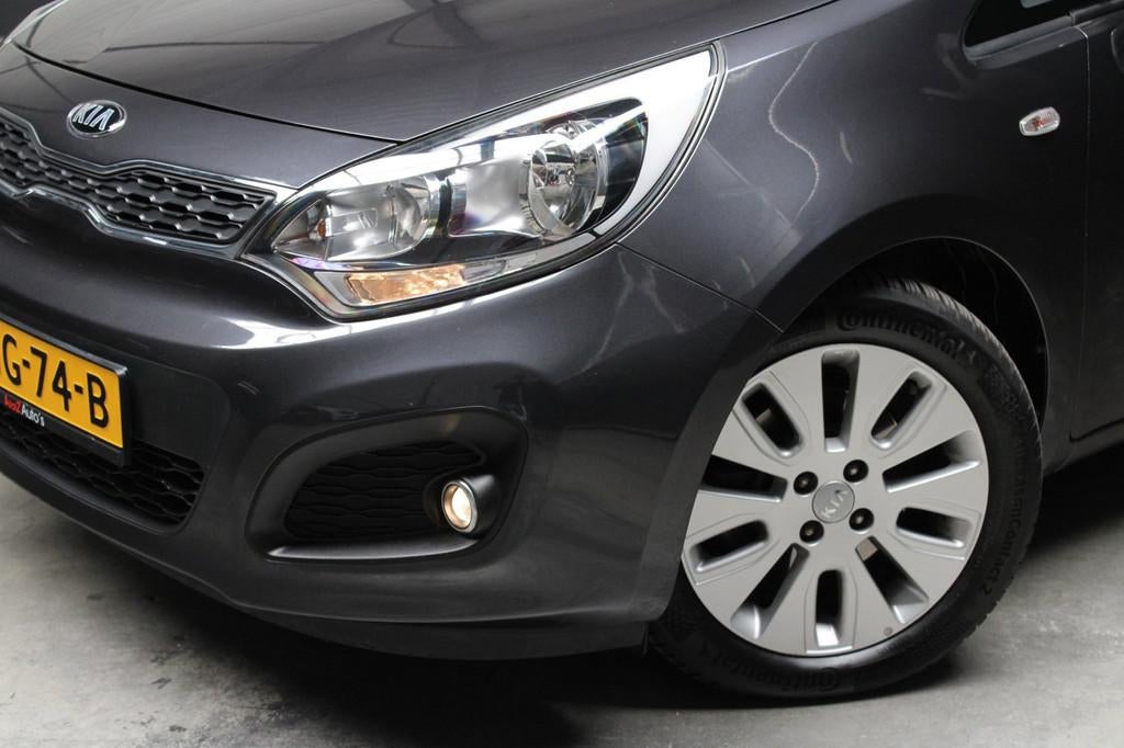 Kia RIO 1.4 CVVT Super Pack l Airco Elek Pak PDC, Auto's, Voorwielaandrijving, Euro 5, 450 kg, Gebruikt