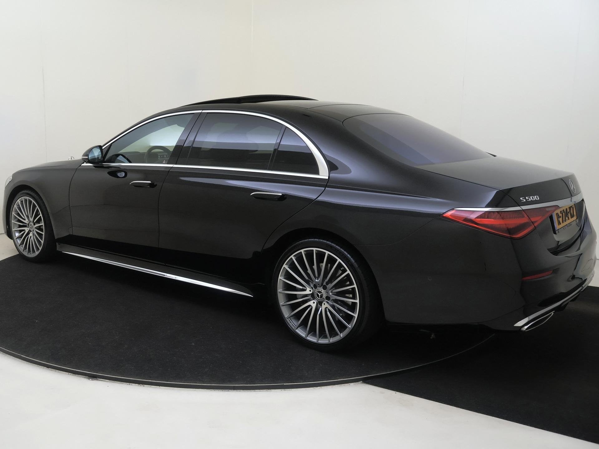 Mercedes-Benz S-klasse 500 4MATIC Lang AMG Line / Premium Pl, Auto's, Automaat, Gebruikt, Euro 6, Zwart