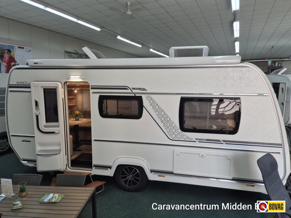 Fendt Bianco Activ 465 SGE 2024, Mover, Thule luifel, Caravans en Kamperen, Caravans, Overige typen, Tot en met 2, Bedrijf, Fendt