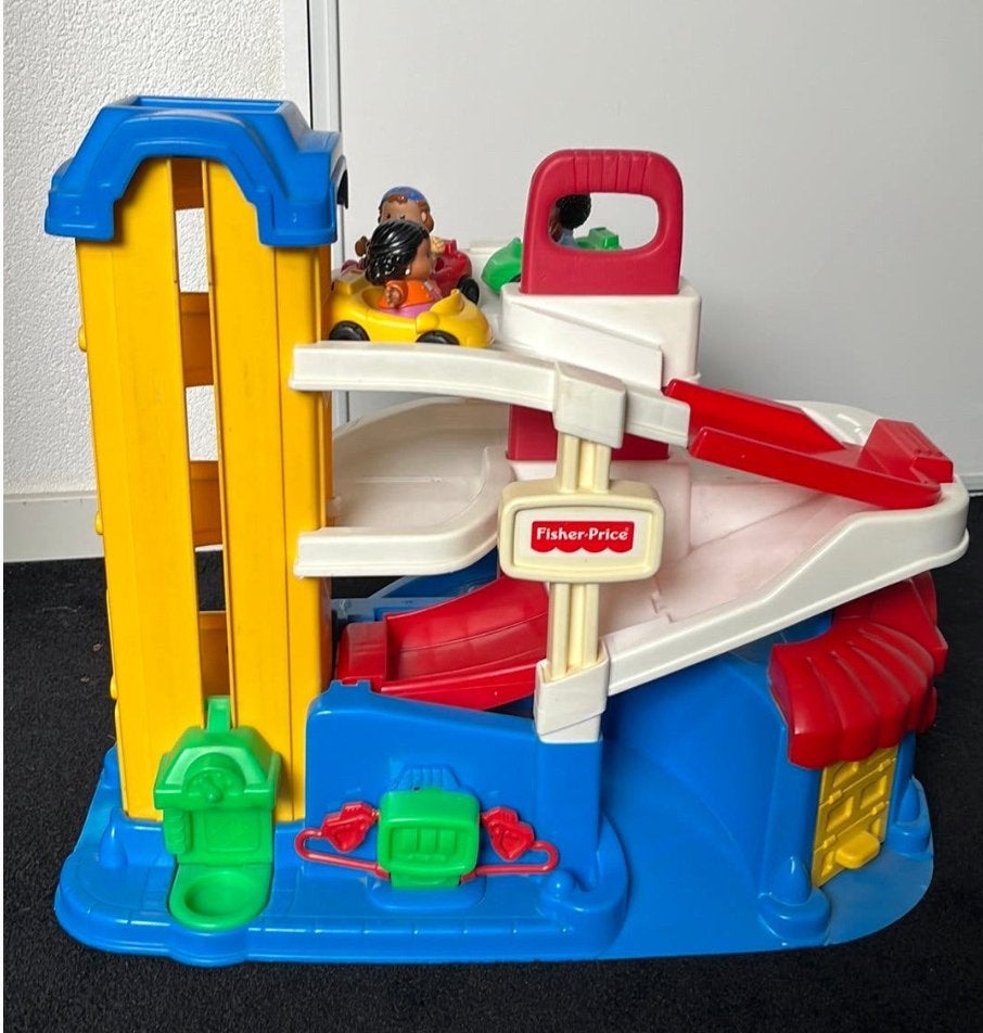 Fisher -Price garage, Ophalen, Gebruikt, Speelset