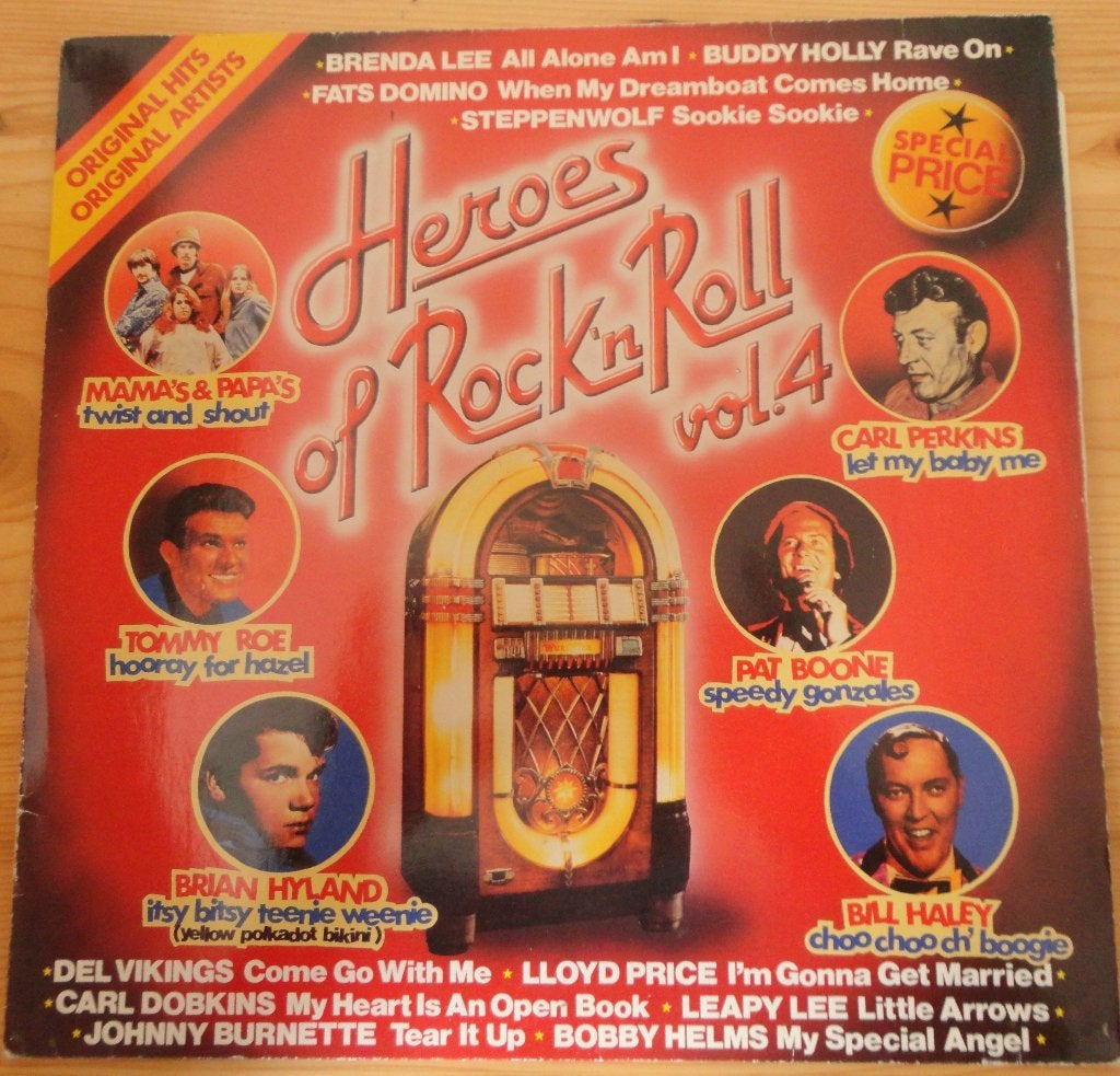 Heroes of Rock 'n Roll-VOl:4 (LP), Ophalen of Verzenden, Gebruikt, 12 inch