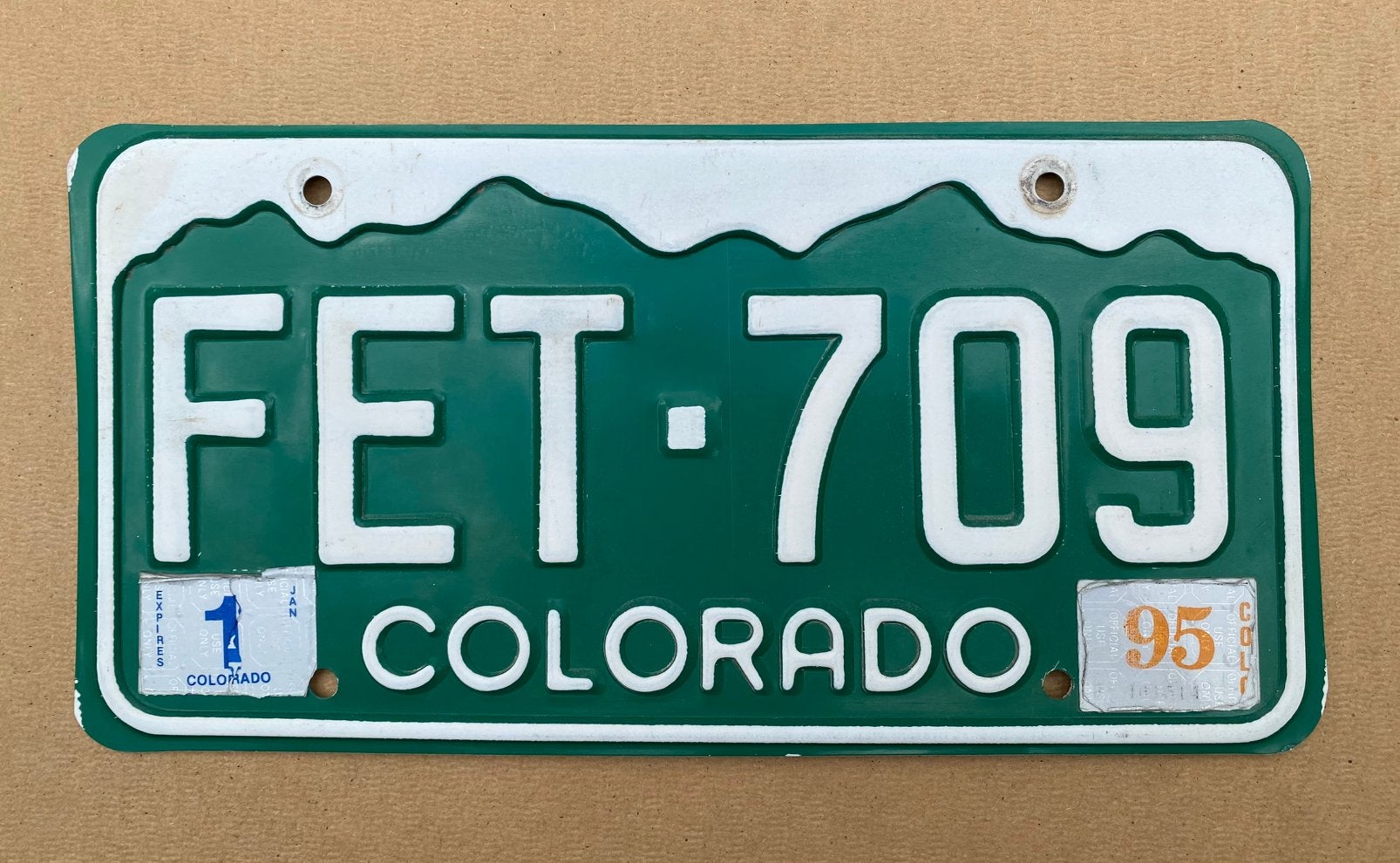 Kentekenplaat USA Colorado, Verzamelen, Ophalen of Verzenden, Gebruikt, Auto's
