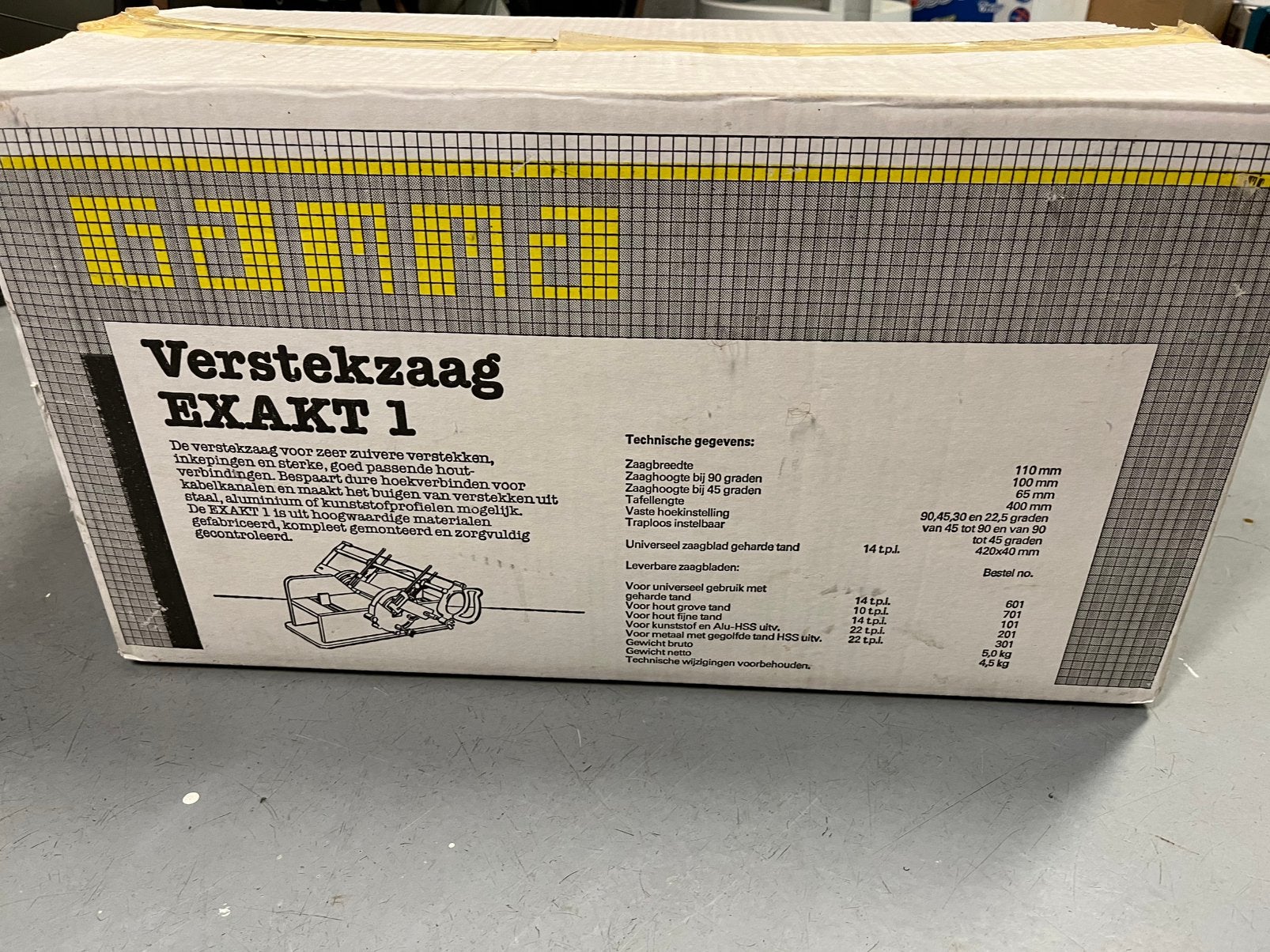 Gamma verstekzaag, Ophalen, Gebruikt