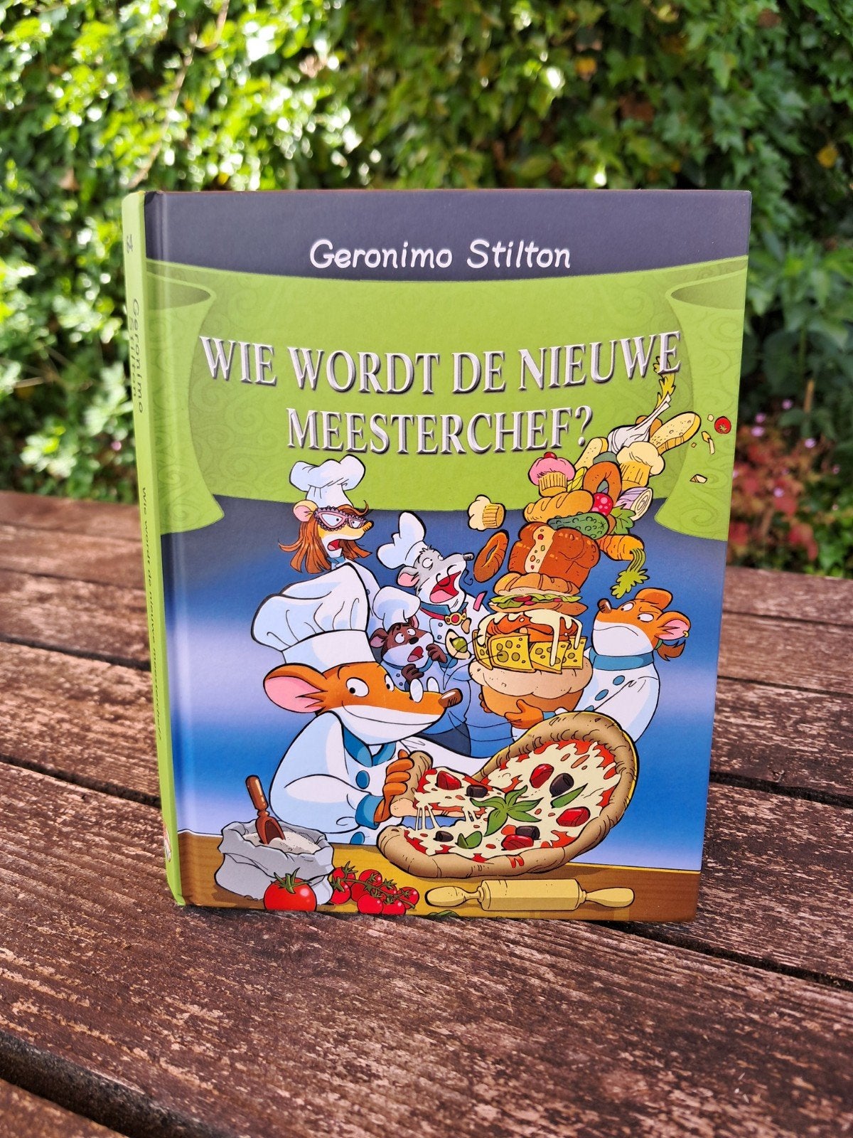 Wie wordt de nieuwe meesterchef? leesboek Geronimo Stilton, Ophalen, Zo goed als nieuw, Geronimo Stilton., Fictie