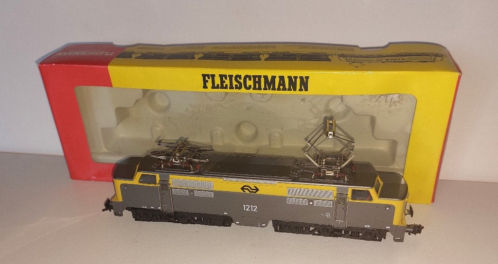 Fleischmann H0 4372.2 - DC E-loc 1200 serie van de NS in ovp, Gebruikt, Fleischmann, Ophalen of Verzenden, NS