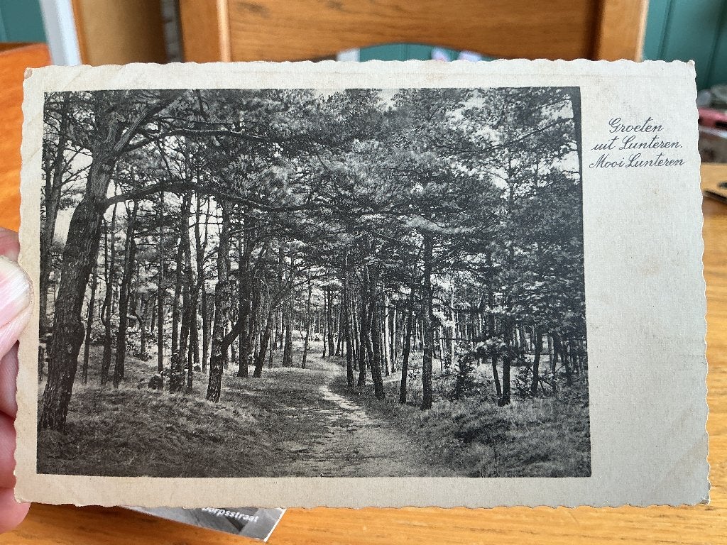Lunteren 1936, Verzamelen, Ansichtkaarten | Nederland, Verzenden, 1920 tot 1940, Gelopen, Gelderland