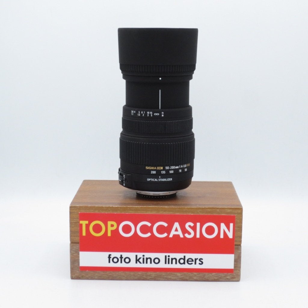 OCCASION: Sigma (Nikon F-Mount) DC 50-200mm 4-5.6 OS HM DX, Audio, Tv en Foto, Fotografie | Lenzen en Objectieven, Gebruikt, Sigma