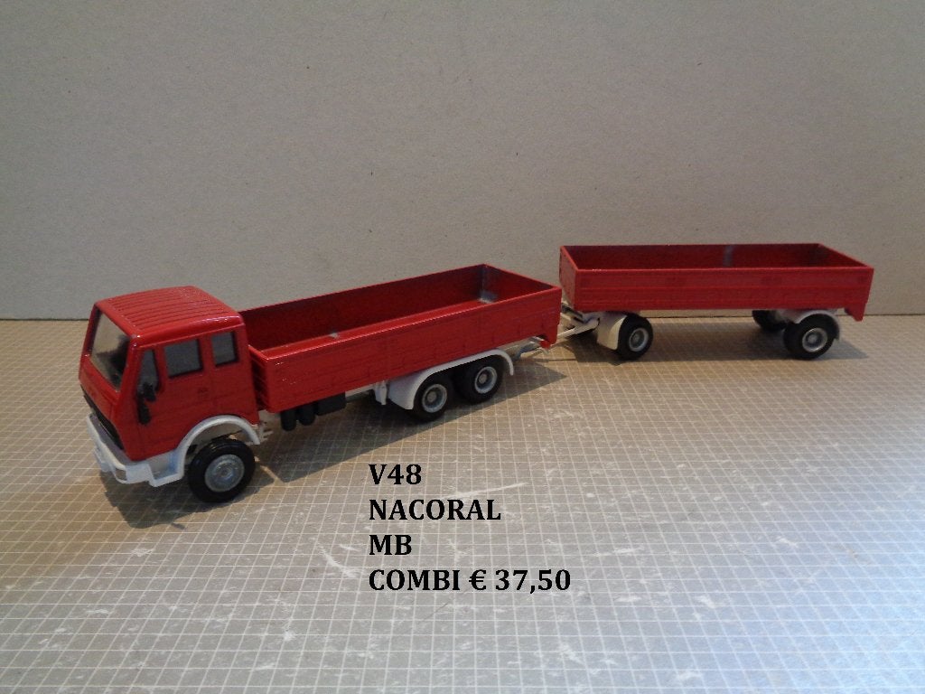 nacoral mb combi  2, Ophalen of Verzenden, Nieuw, Bus of Vrachtwagen, SIKU