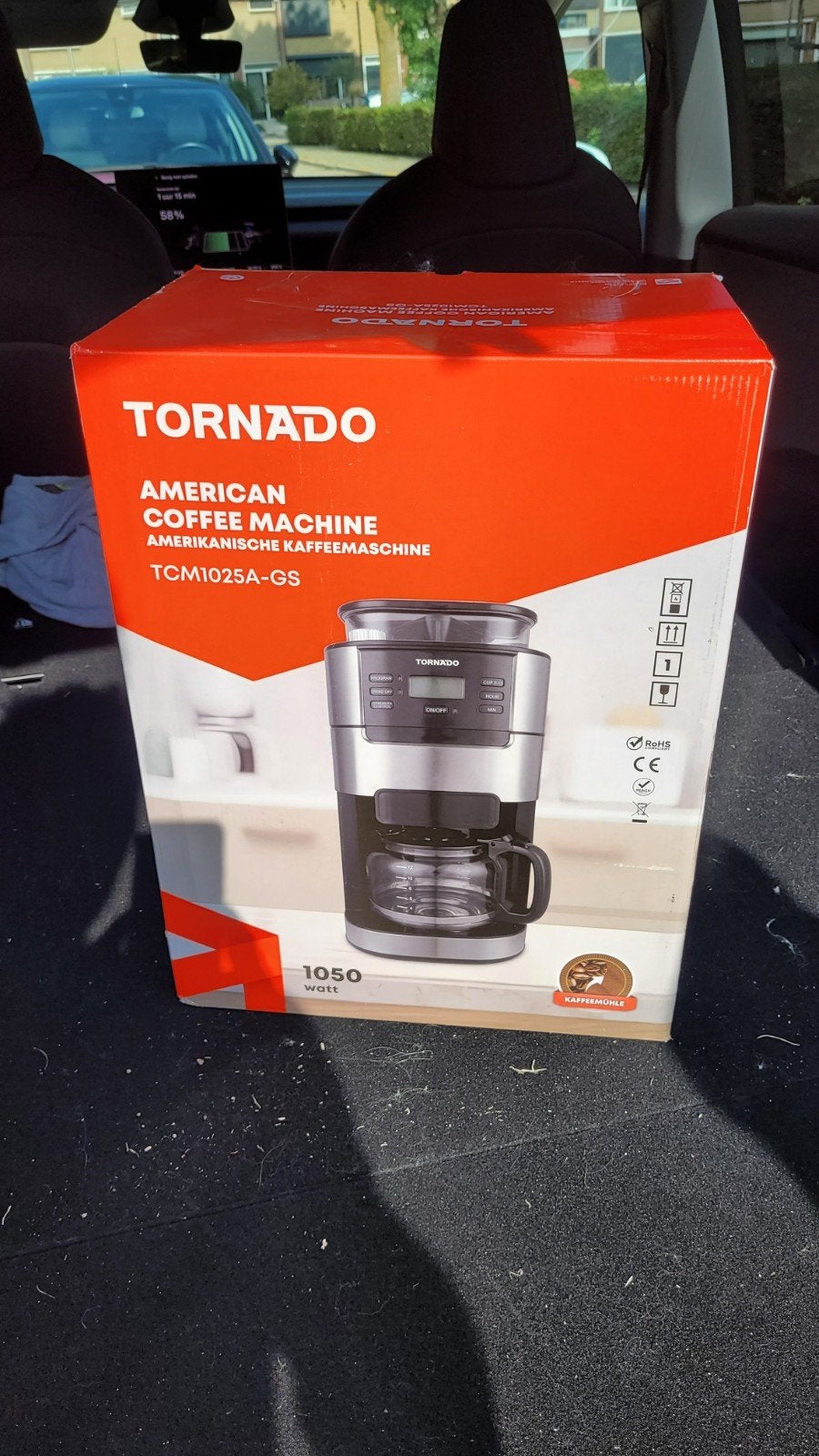 Tornado American Koffiemachine TCM1025A-GS - Nieuw