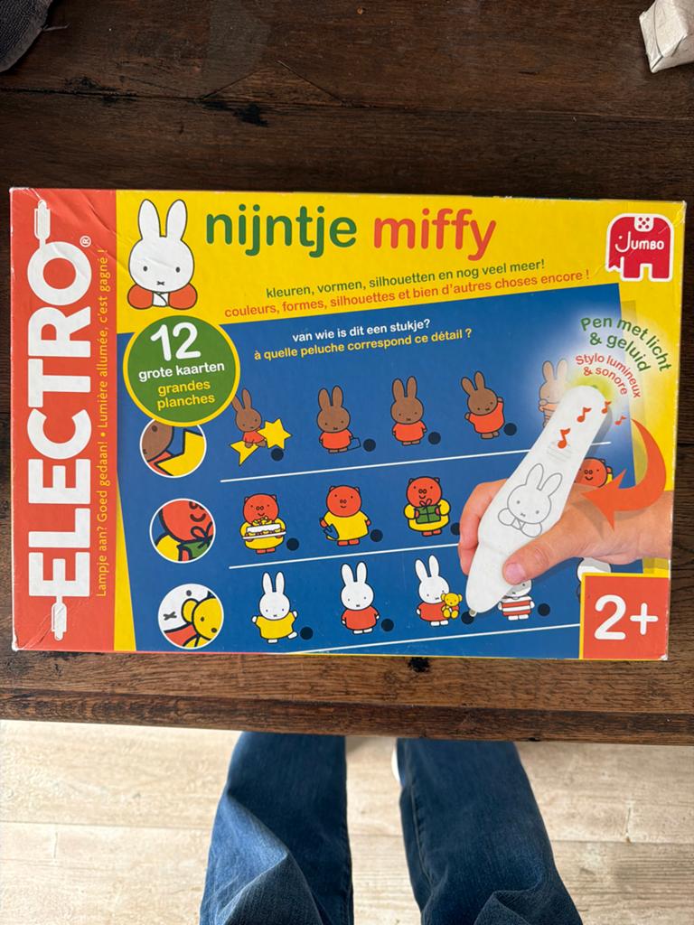 Jumbo Nijntje Miffy Electro spel met licht en geluid, Ophalen, Gebruikt, Ontdekken, Met licht