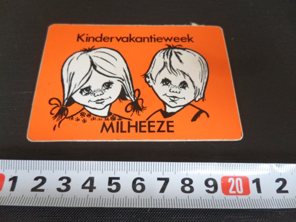 sticker kindervakantieweek milheeze, Verzamelen, Ophalen, Zo goed als nieuw