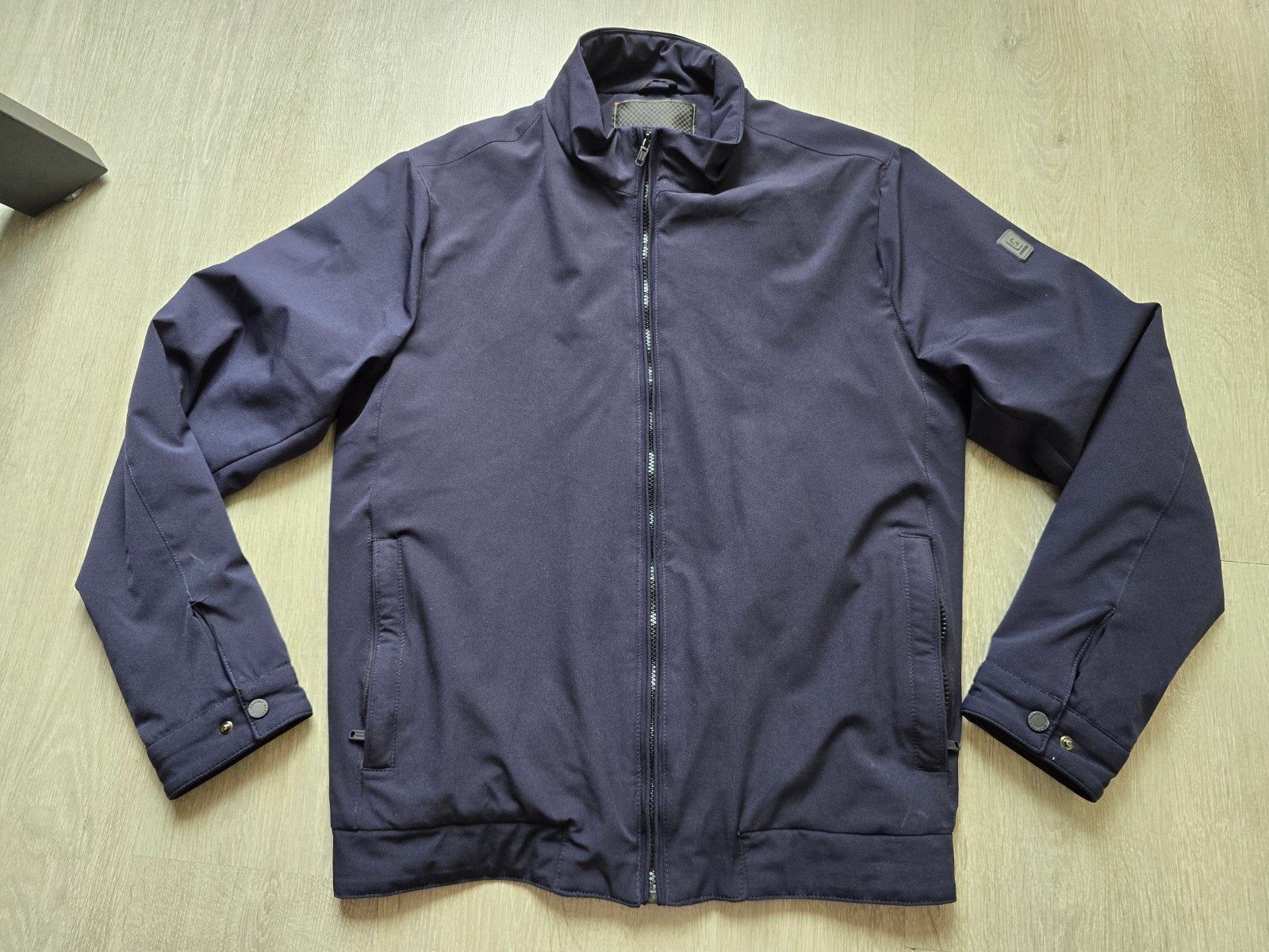 Marineblauw heren jas Gabbiano, maat S (MB6), Ophalen of Verzenden, Zo goed als nieuw, Maat 46 (S) of kleiner, Blauw