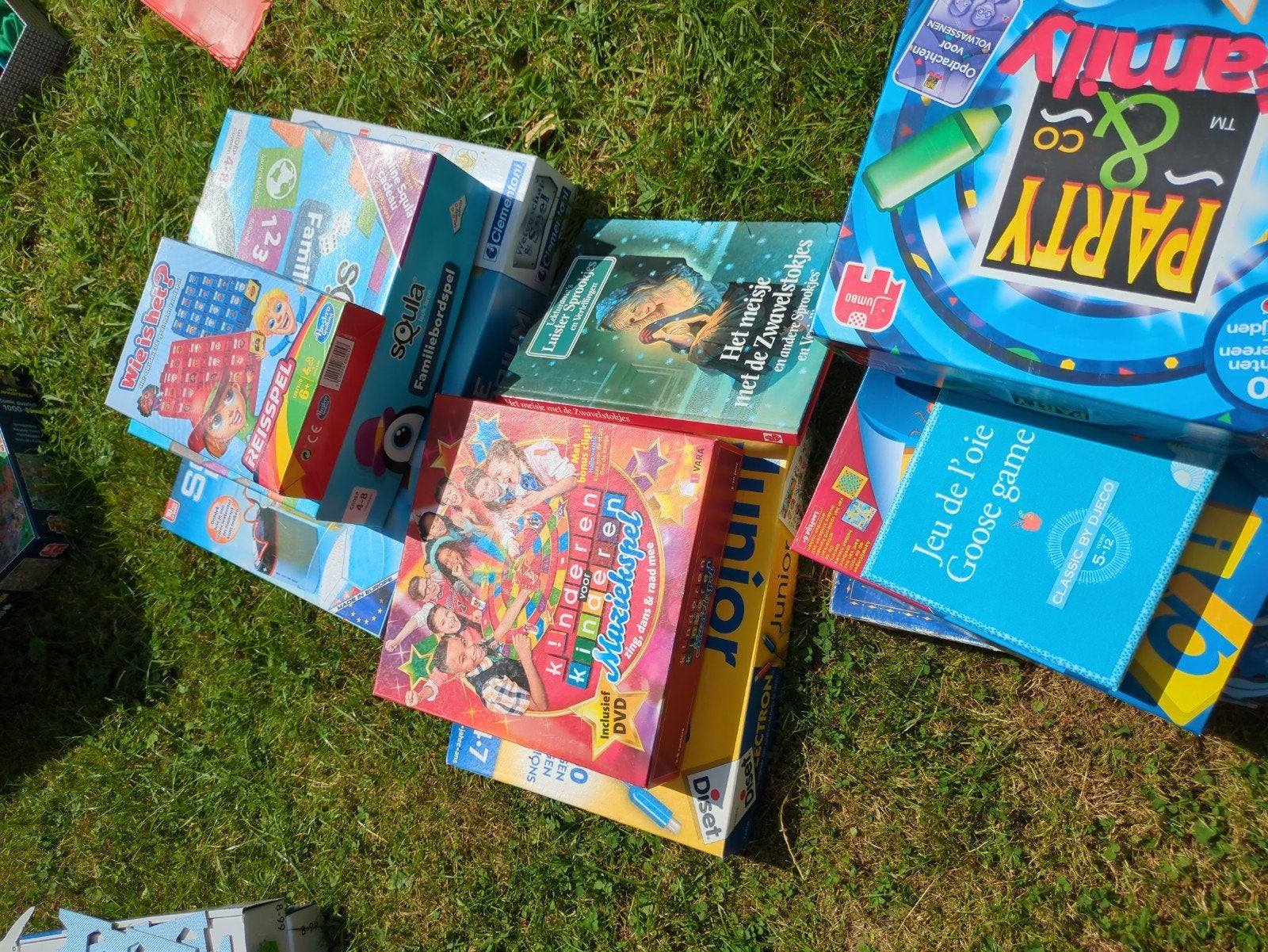Diverse spellen: bordspellen en kaartspellen, Vijf spelers of meer, Ophalen, Gebruikt
