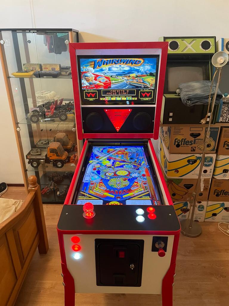 Virtual Pinball Seventies look, Overige soorten, Zo goed als nieuw, Flipperkast, Ophalen
