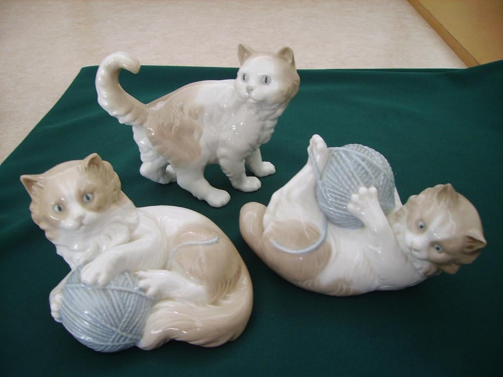 Lladro katten, Ophalen, Zo goed als nieuw, Dier