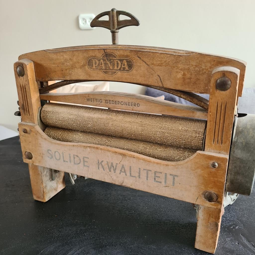 Antieke Panda wringer - Solide Kwaliteit Handwringer, Antiek en Kunst, Ophalen