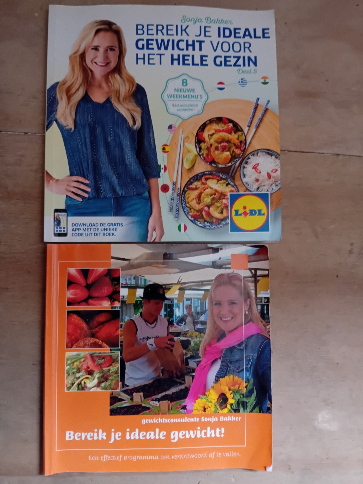 Sonja Bakker: Bereik je ideale gewicht (2 boeken), Ophalen of Verzenden, Gelezen, Dieet en Voeding, Sonja Bakker