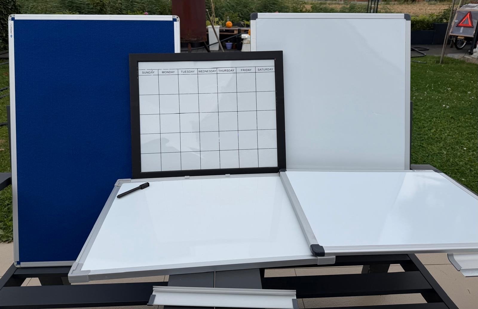 Complete set prikbord & whiteboards – direct inzetbaar, Ophalen, Gebruikt