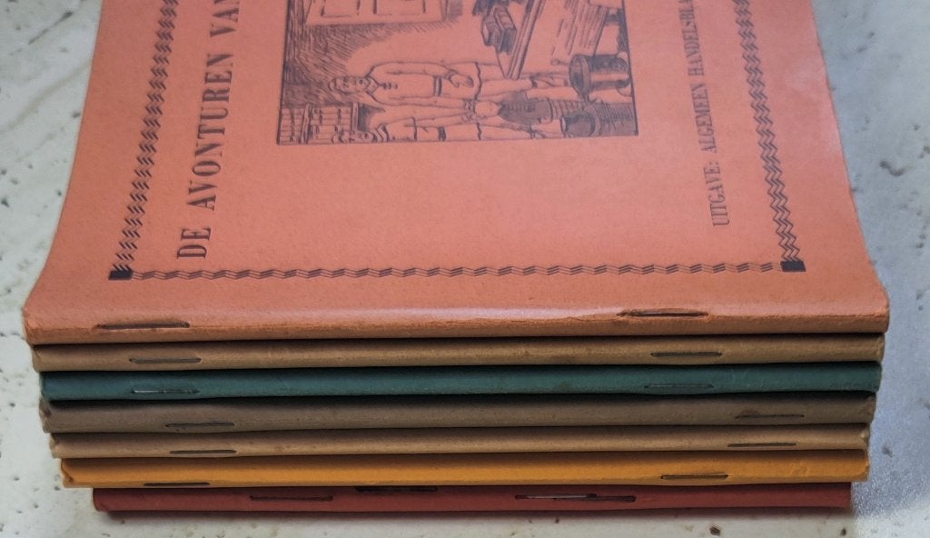 7 strips De avonturen van Bruintje Beer  circa 1968, Meerdere stripboeken, Ophalen of Verzenden, Gelezen