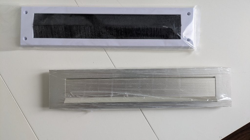 brievenbusklep / briefplaat valklep, Ophalen, Nieuw, Aluminium, Brievenbusklep