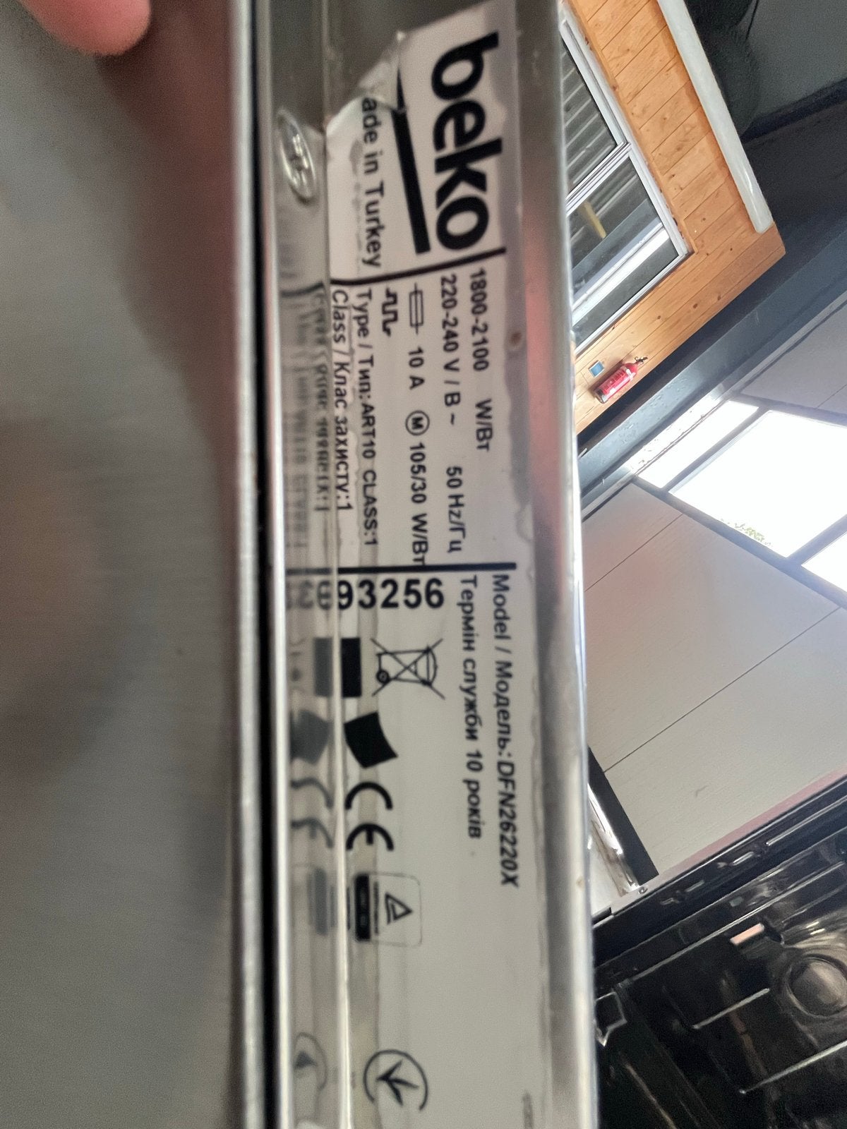 Beko DFN26220X Vaatwasser - Werkt naar behoren, Ophalen, Gebruikt, 60 cm of meer, Eco programma