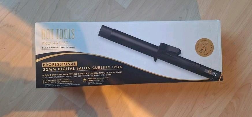 Nieuwe Hot Tools Professional 32mm Digitale Krultang, Ophalen of Verzenden, Nieuw, Krultang of Stijltang